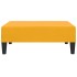 Reposapiés de terciopelo amarillo 78x56x32