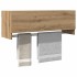 Armario de madera de ingeniería roble artesanal 100x32,5x35
