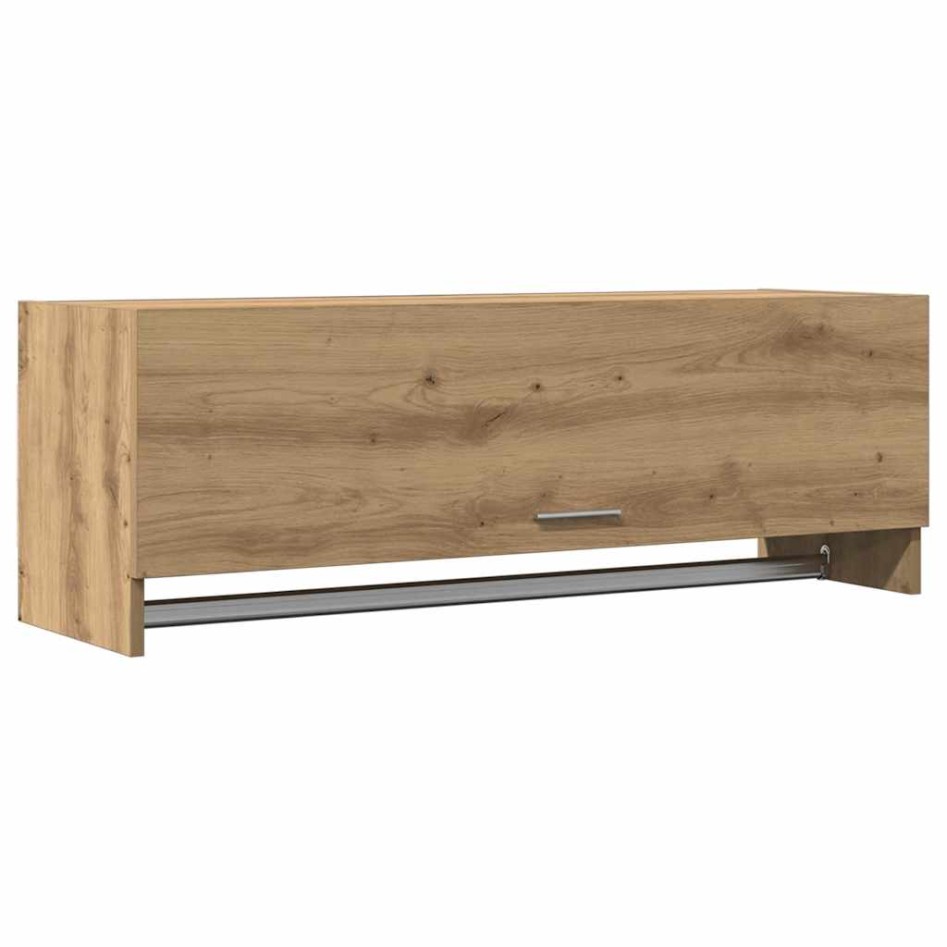 Armario de madera de ingeniería roble artesanal 100x32,5x35