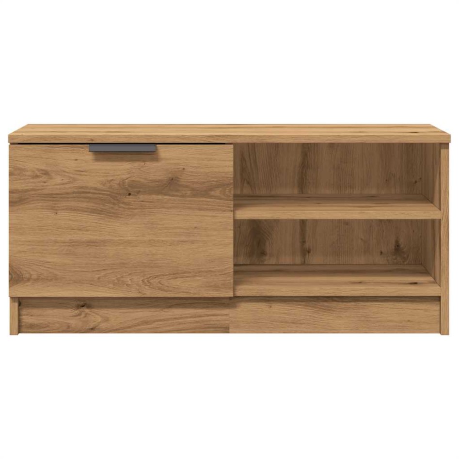 Mueble de TV madera de ingeniería roble artisan 80x35x36,5
