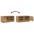 Mueble de TV madera de ingeniería roble artisan 80x35x36,5