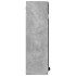 Armario de espejo de baño contrachapada gris 64x20x66,5