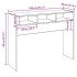Mesa consola madera contrachapada envejecida 105x30x80