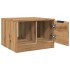 Mesa de centro madera de ingeniería roble artisan 50x50x36