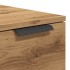 Mesa de centro madera de ingeniería roble artisan 50x50x36