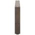 Patas para mesa de centro de acero natural 2 uds 60x(30-31)