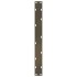 Patas para mesa de centro de acero natural 2 uds 60x(30-31)