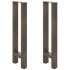 Patas para mesa de centro de acero natural 2 uds 38x(72-73)