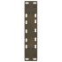 Patas para mesa de centro de acero natural 2 uds 38x(72-73)