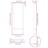 Patas para mesa de centro de acero natural 2 uds 38x(72-73)
