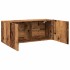 Mueble de TV de pared madera envejecida 100x30x41