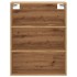 Armario colgante de pared roble artisian 69,5x32,5x90