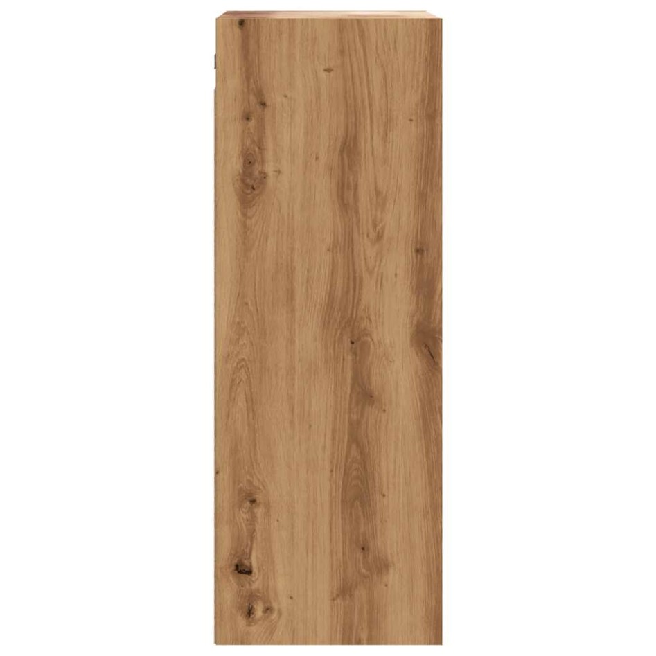 Armario colgante de pared roble artisian 69,5x32,5x90