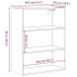 Armario colgante de pared roble artisian 69,5x32,5x90