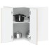 Mueble cocina esquina pared Porto roble