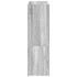 Mueble zapatero madera contrachapada gris sonoma 60x25x81