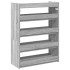 Mueble zapatero madera contrachapada gris sonoma 60x25x81