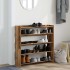 Mueble zapatero madera contrachapada madera vieja 80x25x81