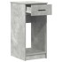 Torre de ordenador con cajón gris cemento 35x45x77