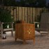 Estufa de camping de acero corten 35x50x60