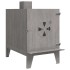 Estufa de camping de acero corten 35x50x60