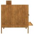 Estufa de camping de acero corten 35x50x60