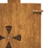 Estufa de camping de acero corten 35x50x60