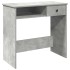 Escritorio de madera contrachapada gris hormigón 80x40x75