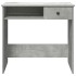 Escritorio de madera contrachapada gris hormigón 80x40x75