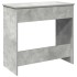 Escritorio de madera contrachapada gris hormigón 80x40x75