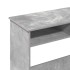 Escritorio de madera contrachapada gris hormigón 80x40x75