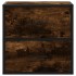 Mesitas de noche pared 2 uds color roble ahumado 40x31x39,5