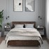 Mesitas de noche de pared 2 unidades gris sonoma 40x31x39,5