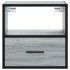 Mesitas de noche de pared 2 unidades gris sonoma 40x31x39,5