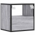 Mesitas de noche de pared 2 unidades gris sonoma 40x31x39,5