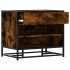 Banco zapatero madera de ingeniería roble ahumado 60x40x53,5