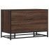 Banco zapatero madera de ingeniería marrón roble 80x40x53,5