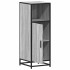 Armario de baño madera contrachapada gris sonoma 35x37,5x100