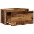 Banco de pasillo de aglomerado madera vieja 80x40x45