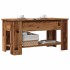 Mesa de centro madera de ingeniería madera vieja 101x49x52