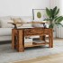 Mesa de centro madera de ingeniería madera vieja 101x49x52