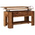 Mesa de centro madera de ingeniería madera vieja 101x49x52
