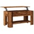 Mesa de centro madera de ingeniería madera vieja 101x49x52