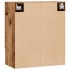 Armario de pared madera de ingeniería madera vieja 60x31x70