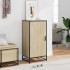 Mueble zapatero madera contrachapada roble sonoma 48x38x97,5