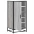Mueble zapatero madera contrachapada gris sonoma 48x38x97,5