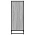 Mueble zapatero madera contrachapada gris sonoma 48x38x97,5