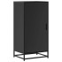 Mueble zapatero de madera de ingeniería negro 48x38x97,5