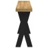 Mesa consola NOAIN patas en X madera maciza pino 120x30x75