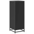 Armario de baño madera contrachapada negro 35x37,5x100
